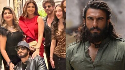 Shah Rukh Khan Poses With Ranveer Singh Amid Dhurandhar Success Silence Questions