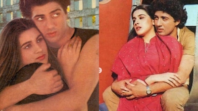 Sunny Deol and Amrita Singh were linked together in the 1980s.
