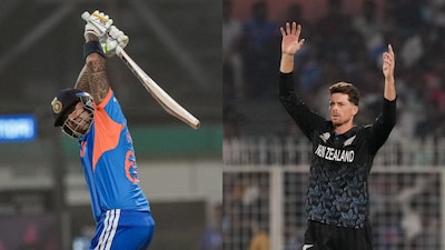 Suryakumar Yadav or Mitchell Santner: Which of the two captains will be lifting the trophy in Ahmedabad? (PTI Photo)