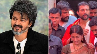 Vijay’s Son Unfollows Him On Social Media?; Rashmika Mandanna-Vijay Deverakonda Visit Temple In Hyderabad