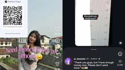 'Bheekh Mangne Ka Tarika Kaafi Casual Hai': Internet Explodes After Girl Asks For iPhone Money In Viral Reel