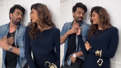 Mrunal and Maniesh grooved to Gal Na Suney, sung by Maniesh himself.(Photo Credit: Instagram)