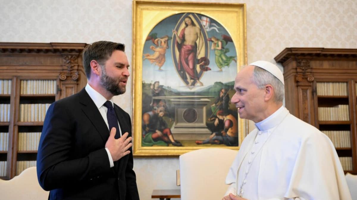 'He'll Be In Our Prayers': JD Vance Thanks Pope Leo For Downplaying Feud With Trump Over Iran