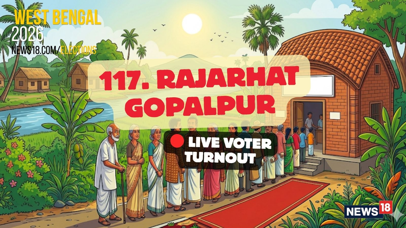 84.55 Percent Voter Turnout At Rajarhat Gopalpur Assembly Constituency ...