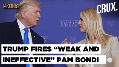 Trump Fires AG Pam Bondi Amid Frustration Over Epstein Files and Political Prosecutions