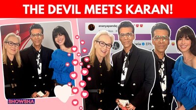 Karan Johar's Fanboy Moment with Meryl Streep & Anne Hathaway Breaks the Internet