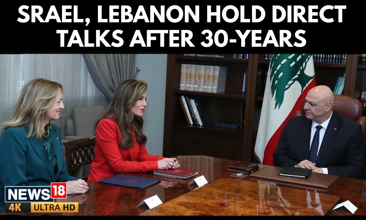 Israel & Lebanon Begin First Direct Talk In 33 Years As Marco Rubio Leads Peace Push | Talks In US
