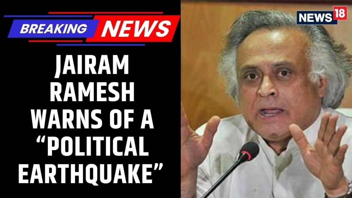 "Political Earthquake" Ahead: Jairam Ramesh Warns of Chaos in Special Session | News18 Updates