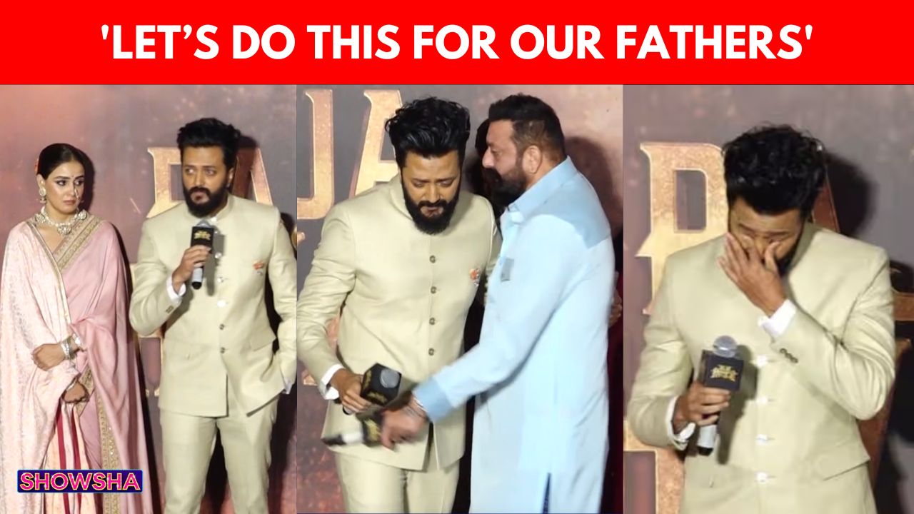 Riteish Deshmukh Gets Emotional Remembering Father At Raja Shivaji ...