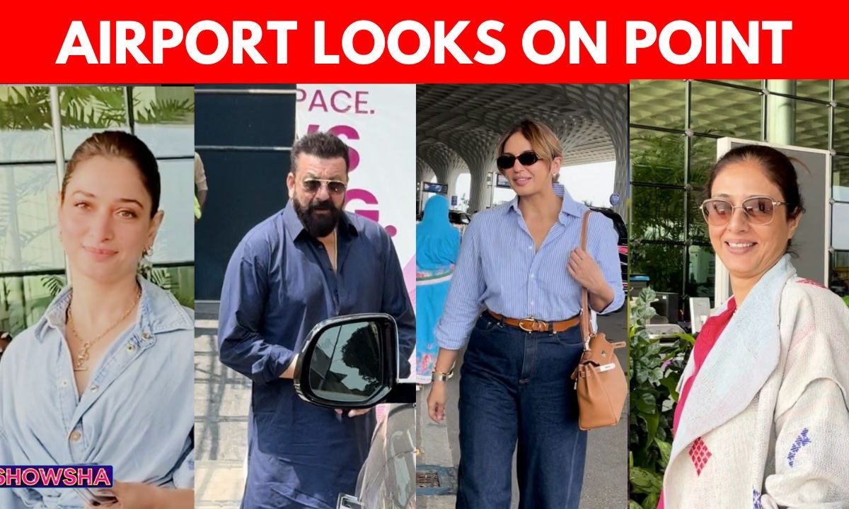Sanjay Dutt, Huma Qureshi, Tabu &amp; Tamannaah Bhatia Jet Off In Style | WATCH