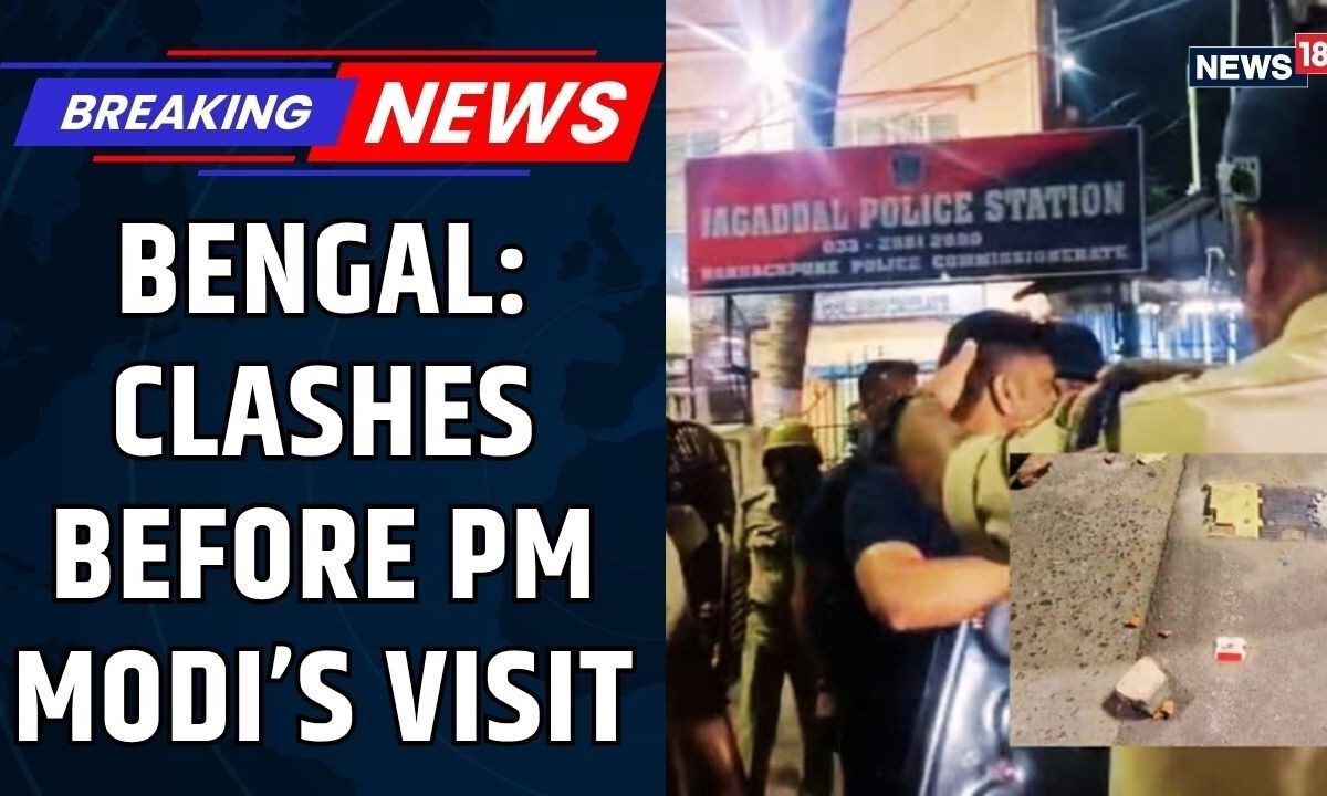 Jagaddal Tensions Ahead of PM Modi's Visit | Clashes Erupt Before High-Stakes Bengal Tour