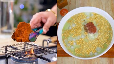Hotbrick Cooking Chef Uses Heated Construction Brick To Add Smoky Flavour To Food ...