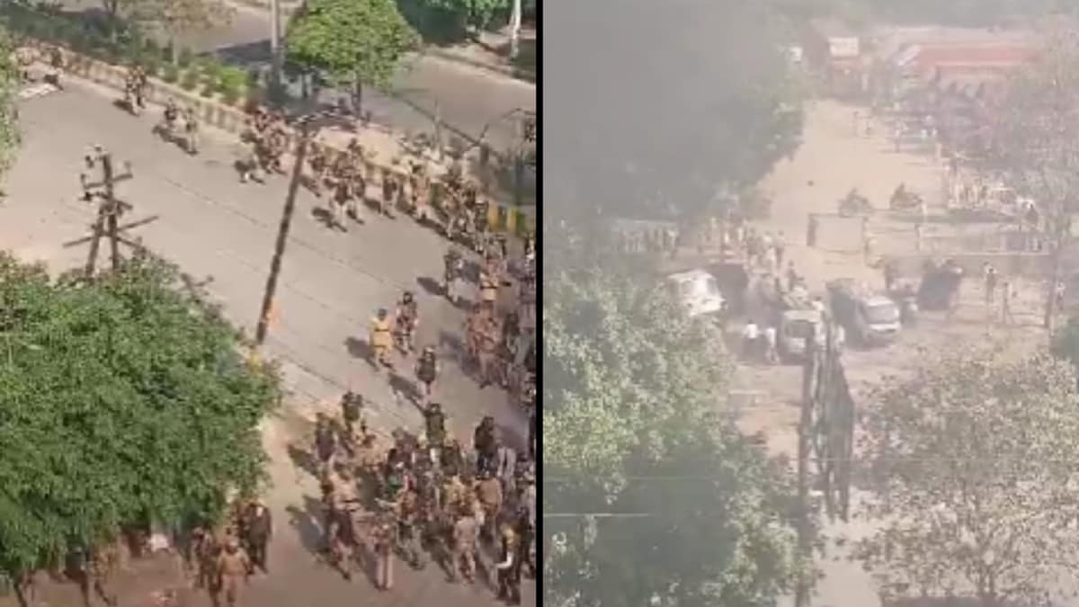 Noida Protest: Images, Videos Show Large-Scale Destruction As Workers' Agitation Turned Violent