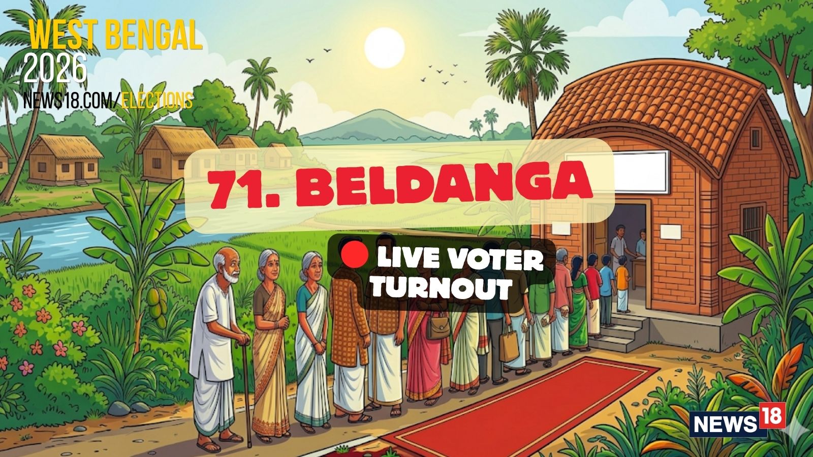 92.66 Per Cent Voter Turnout At Beldanga Assembly Constituency Till 7 ...