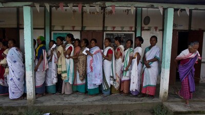 With over 1.24 crore women on the electoral roll, they constitute nearly half of the state’s total electorate. (AP file photo)