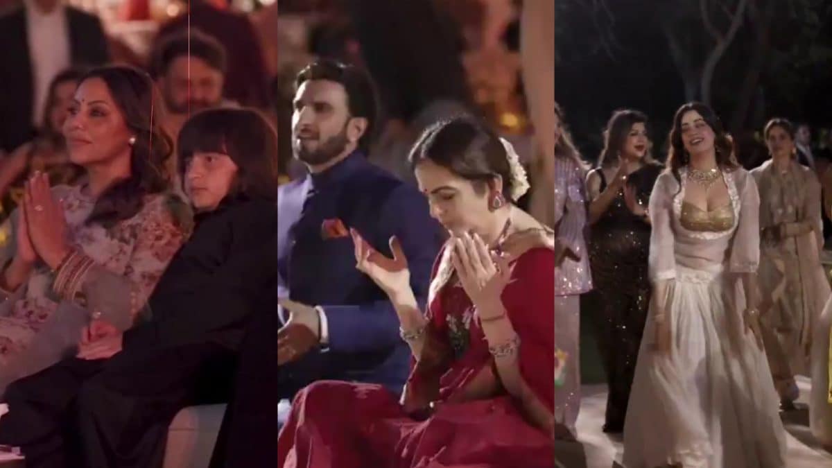 Bollywood Stars Light Up Anant Ambani’s Birthday Bash – Ranveer, Gauri Sing Along to Bhajan, Janhvi Swirls in Garba