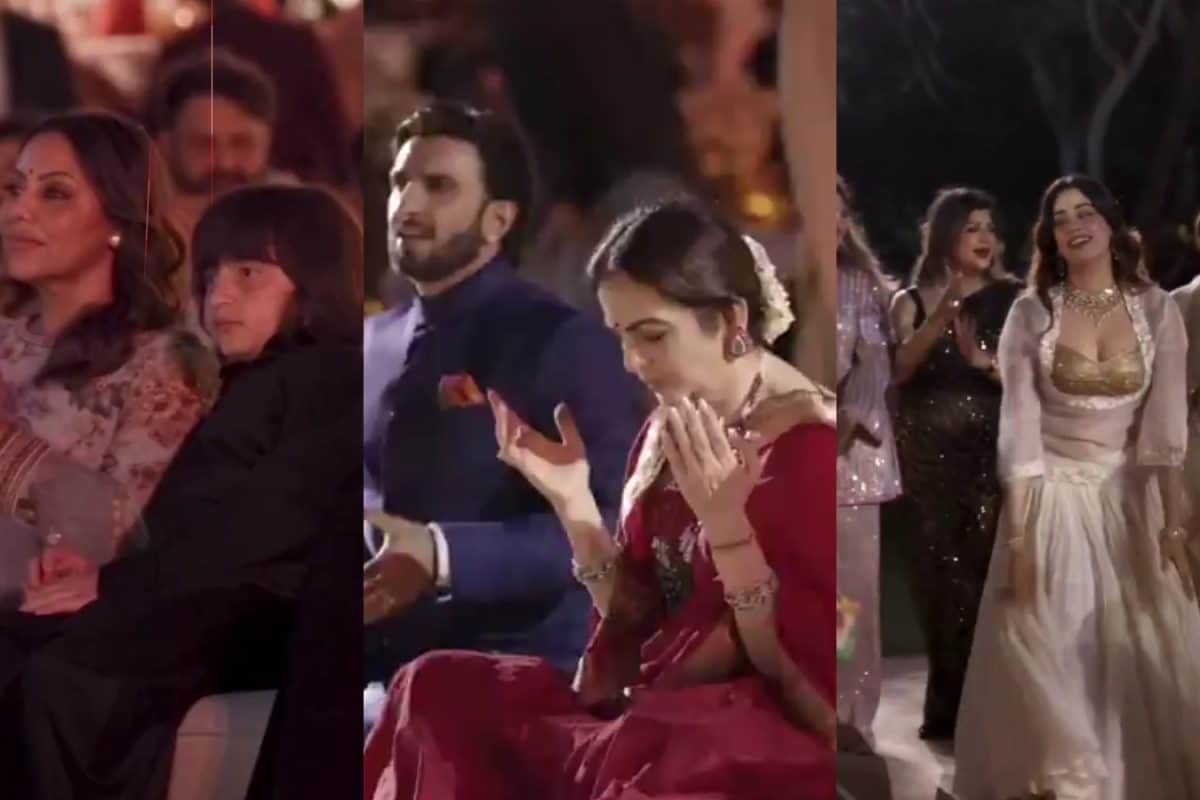 Anant Ambani Birthday Bash: Ranveer Singh, Gauri Khan Join Bhajan Session; Janhvi Kapoor Performs Garba