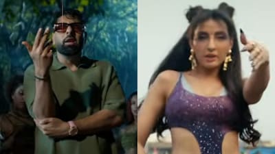 Nora Fatehi teams up with Badshah for ‘Sajan Re’, a high-energy track blending desi hip-hop with melodic vocals and street-style visuals.