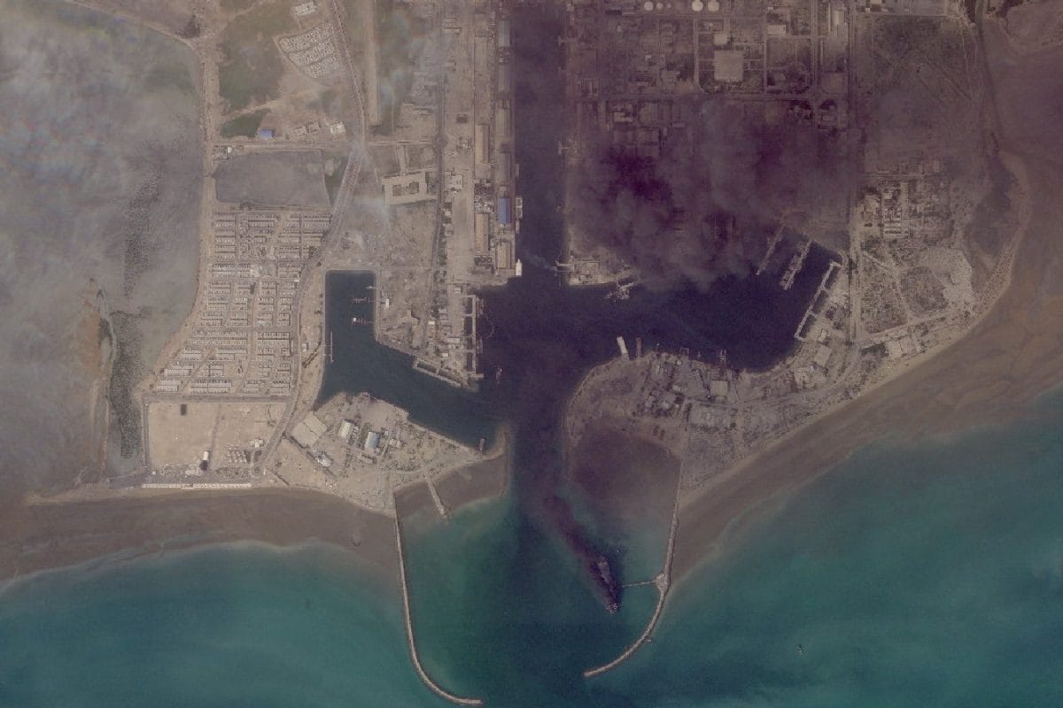 Satellite Images Show Ships Ablaze, Damage At Iran’s Bandar Abbas Port, Parchin Army Base