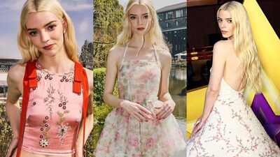 Actor Anya Taylor-Joy came up with 3 stunning looks during her press tour in Japan.