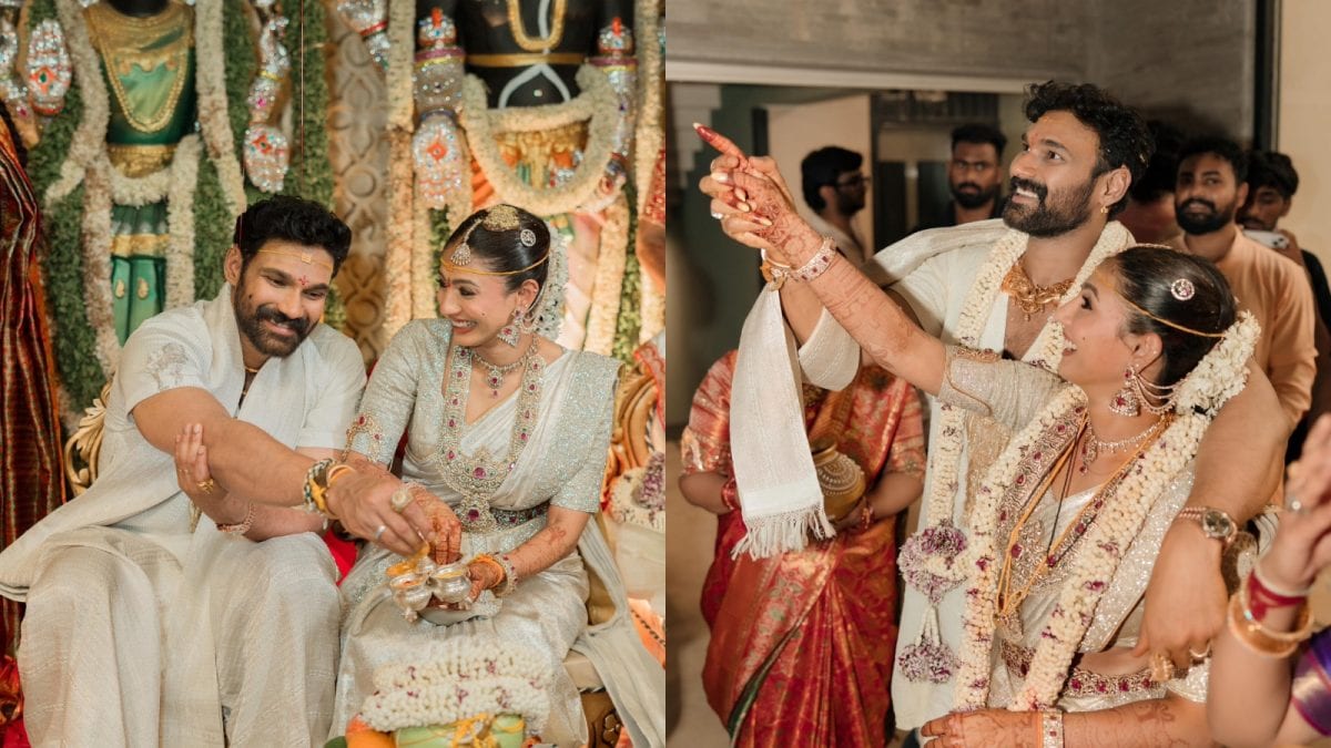 Bellamkonda Sai Sreenivas Ties The Knot With Kavya Reddy At Tirupati ...