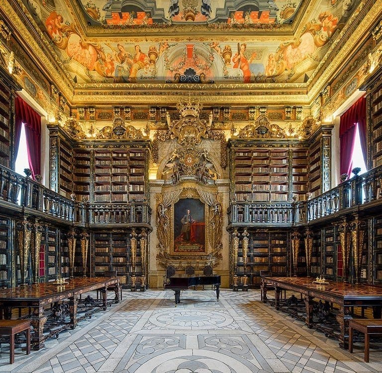 Joanina Library, Coimbra, Portugal