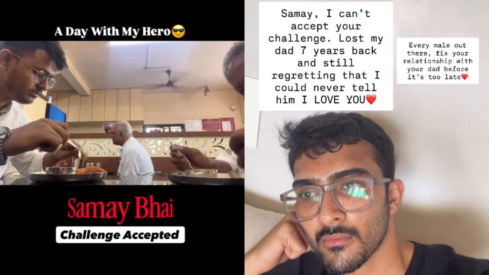The challenge is simple but, for many, harder than jumping out of a plane: Call your father, tell him you love him, and make him say it back.