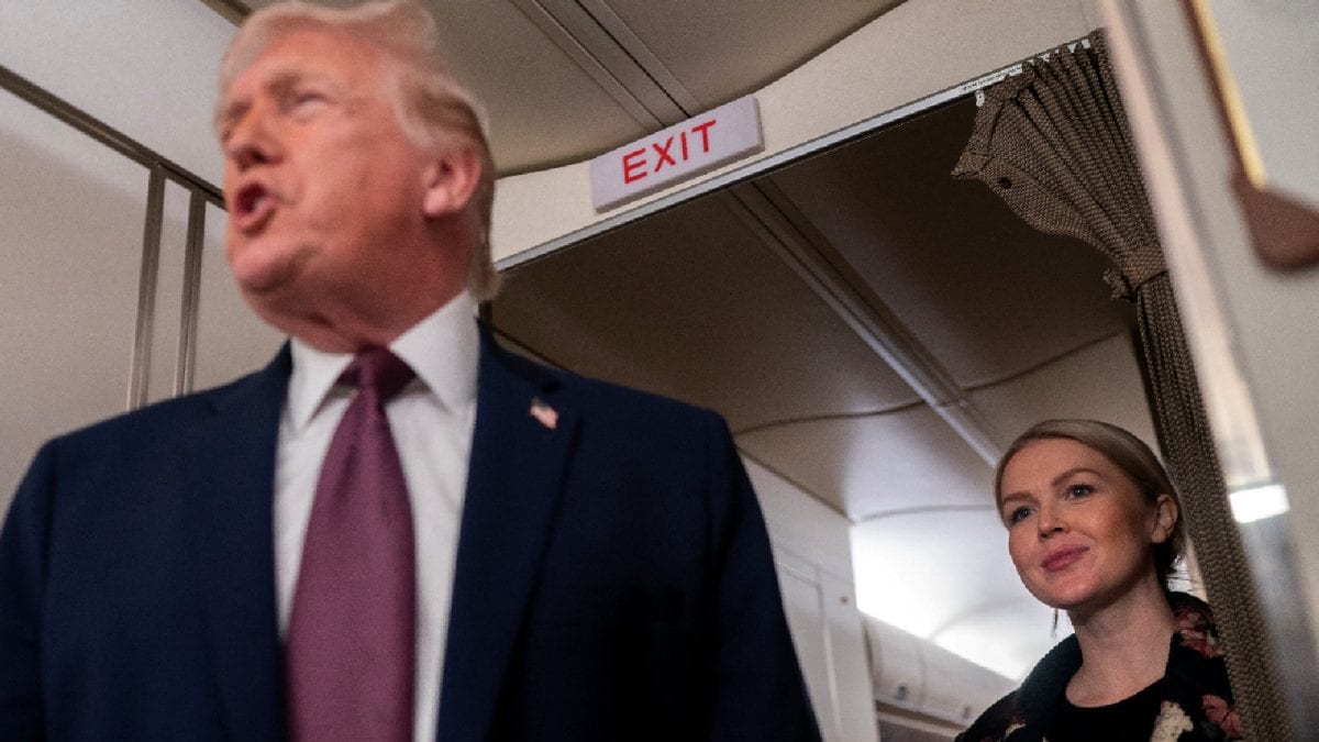 'Should We Keep Her?’ Trump Jokingly Questions If WH Press Secy Leavitt Is Doing A Bad Job