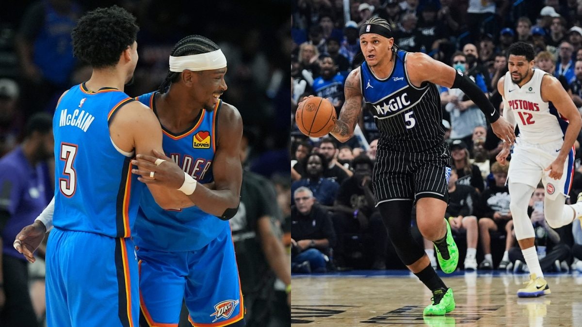 NBA Playoffs: Shai Dominates As OKC Near Sweep; Magic Shake Up Pistons Again
