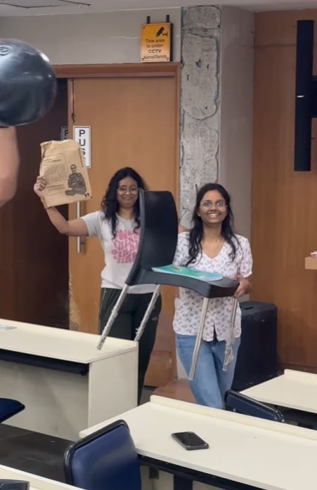 From Buckets To Umbrellas: IIT Bombay’s ‘No Bag Day’ Goes Viral