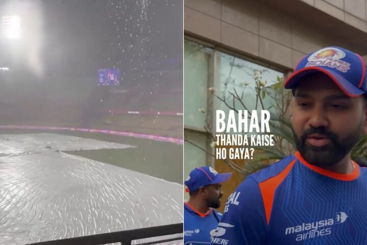 Rain Halts Toss for Rajasthan Royals vs Mumbai Indians at Barsapara Stadium – Covers Removed, Ground Crew toils in Guwahati