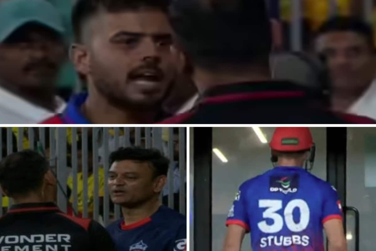 Controversy In CSK Vs DC IPL Match: Nitish Rana Clashes With Umpire Over Tristan Stubbs Gloves Denial