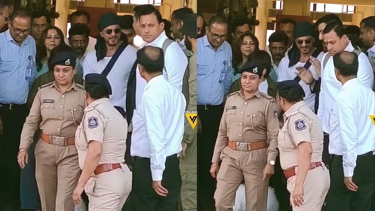 Shah Rukh Khan Turns Heads in Minimalist White Tee and Black Trousers at Anant Ambani’s Jamnagar Birthday Bash