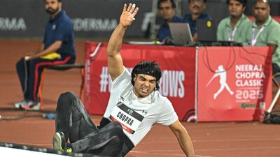 India's javelin throw ace Neeraj Chopra (AFP)