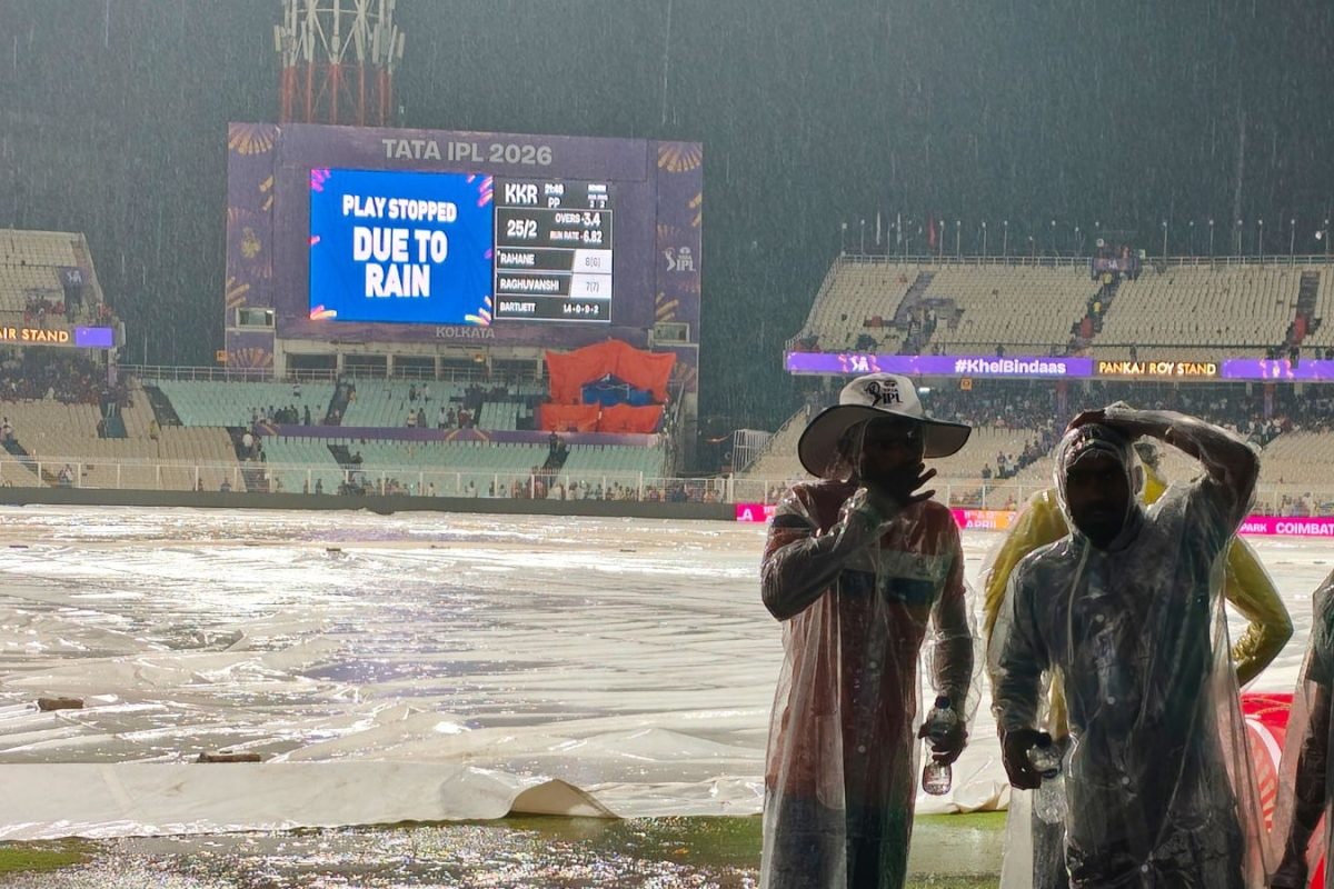 KKR Earn Season's First Point After Match Against PBKS Gets Abandoned