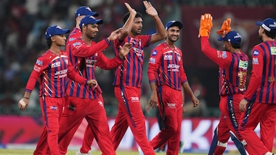 LSG players in action against DC [AP Photo]