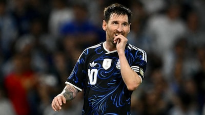 Lionel Messi for Argentina (AFP)