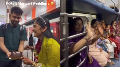 The clip has sparked mixed reactions on social media - while many viewers loved the high energy celebration, others questioned whether such extravagance was necessary. (Image: X/ @Ananth_IRAS)