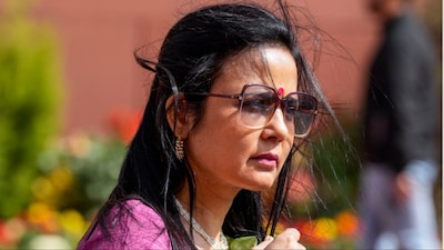 A file photo of TMC MP Mahua Moitra (PTI)