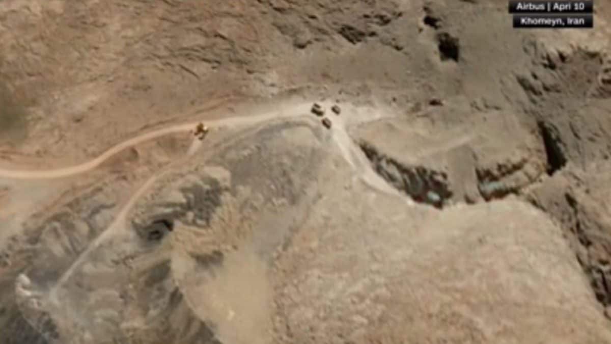 Satellite Images Show Iran Restoring Underground Missile Sites Hit By US-Israel Strikes