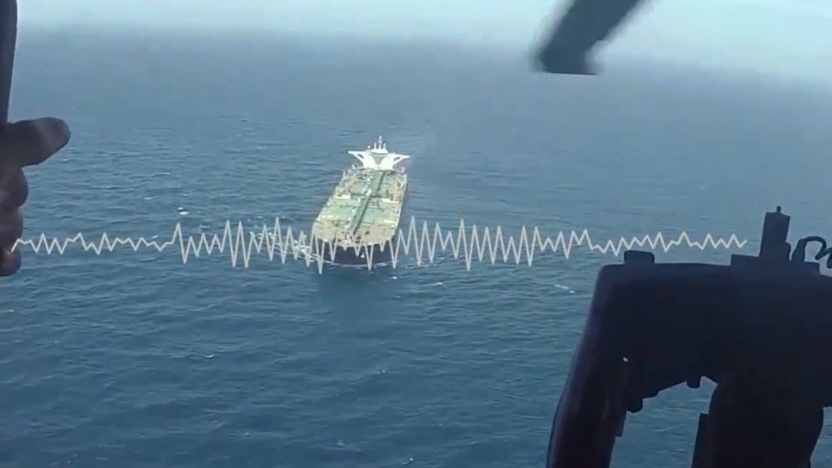 Watch: US Releases Video Of Navy Redirecting Ship Amid Iran Port Blockade