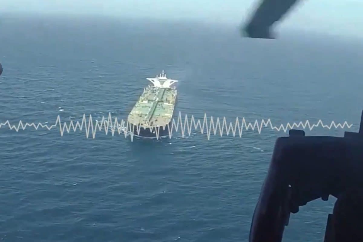 Watch: US Releases Video Of Navy Redirecting Ship Amid Iran Port Blockade