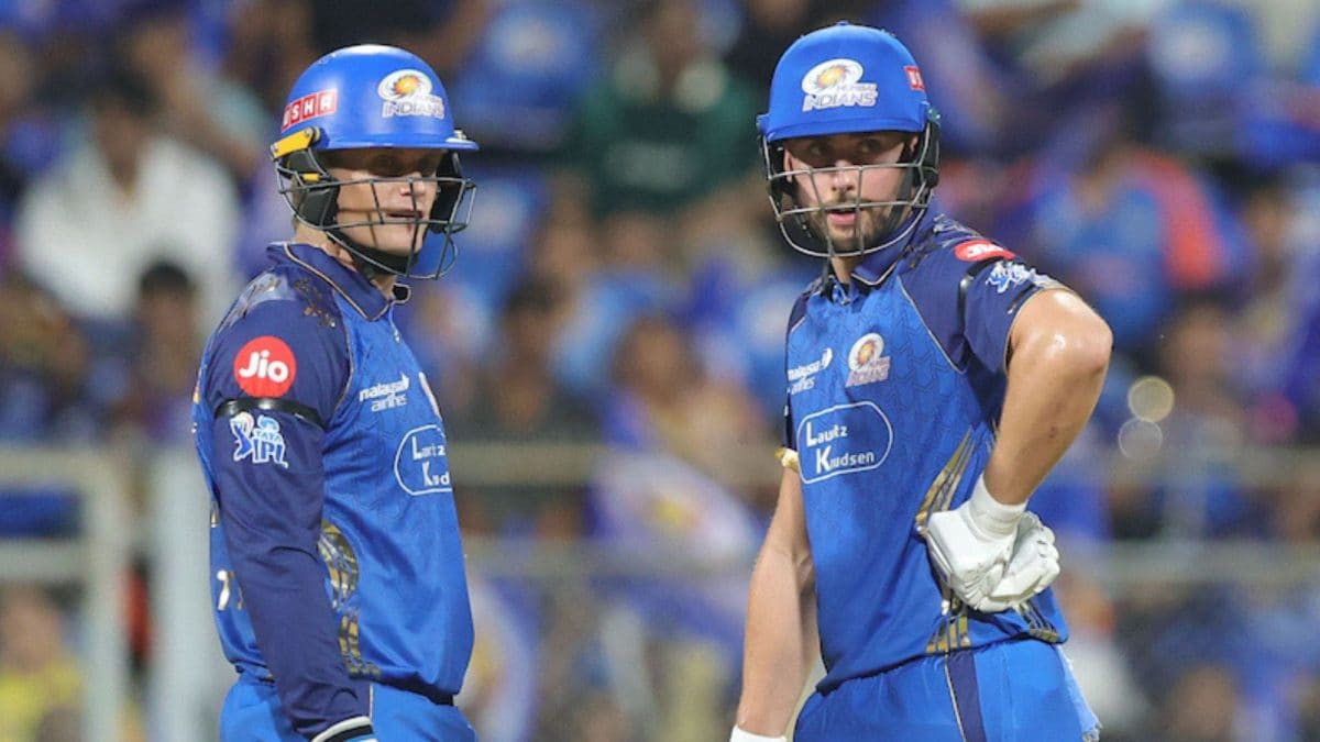 MI Vs SRH Live Score, IPL 2026: Nitish Reddy Breaks 93-Run Stand, Jacks Departs; Mumbai Indians 93/1 In 7.1 Over