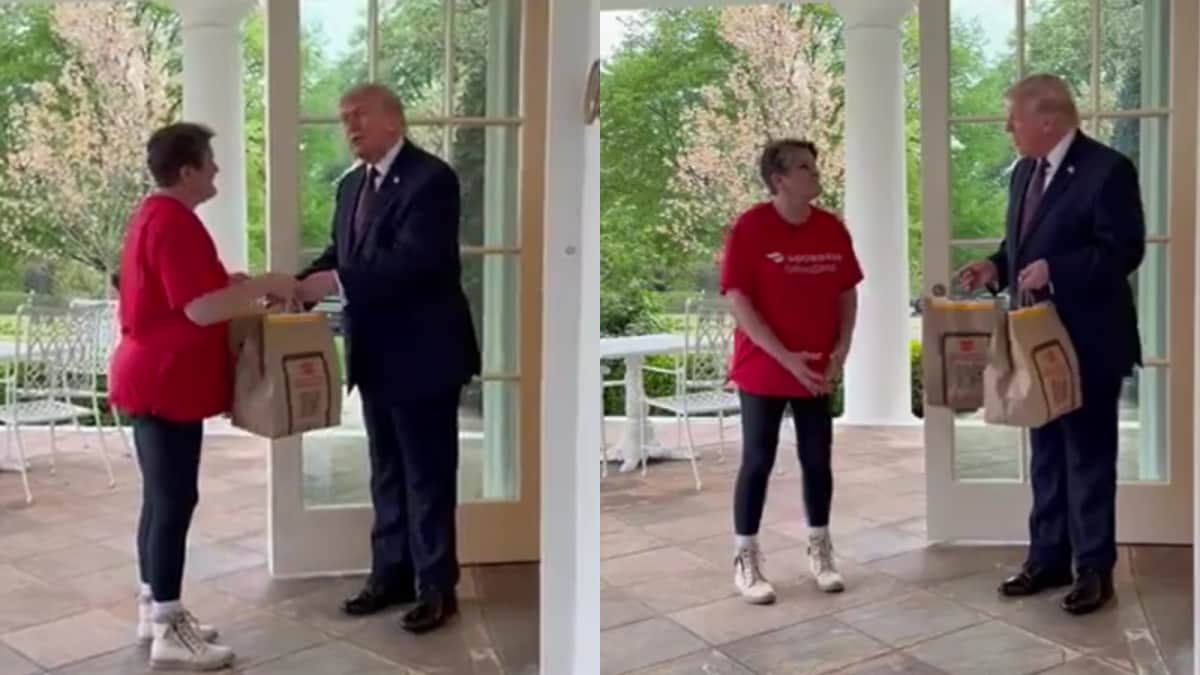 ‘DoorDash Order For Mr President’: Trump Receives McDonald’s Delivery To Promote ‘No Tax On Tips’