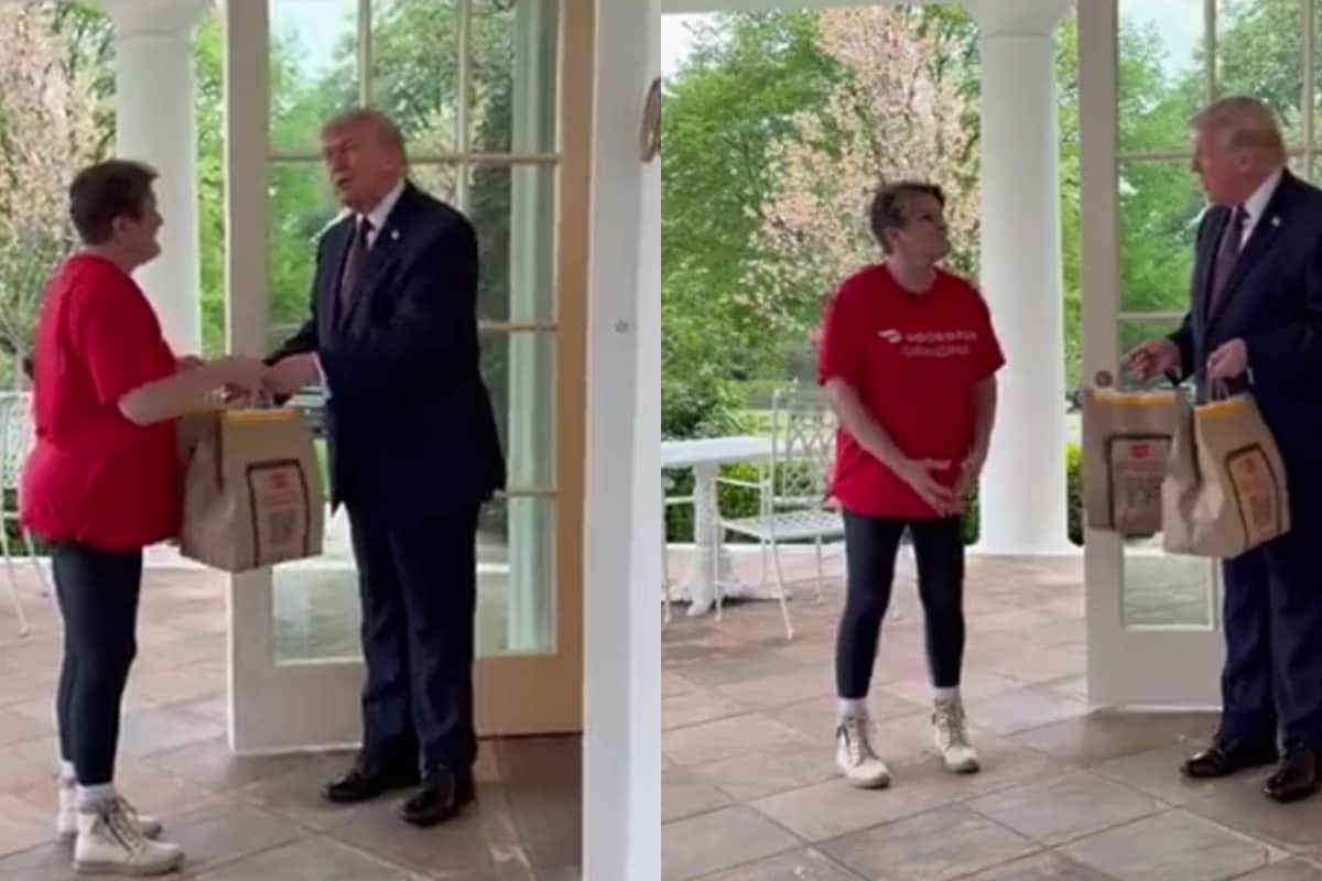 ‘DoorDash Order For Mr President’: Trump Receives McDonald’s Delivery To Promote ‘No Tax On Tips’