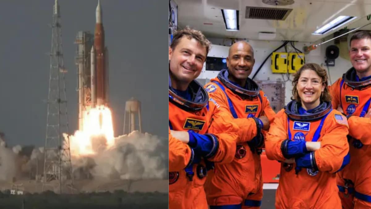 NASA’s Artemis II With 4 Astronauts Aboard Lifts Off For Historic Lunar Space Mission