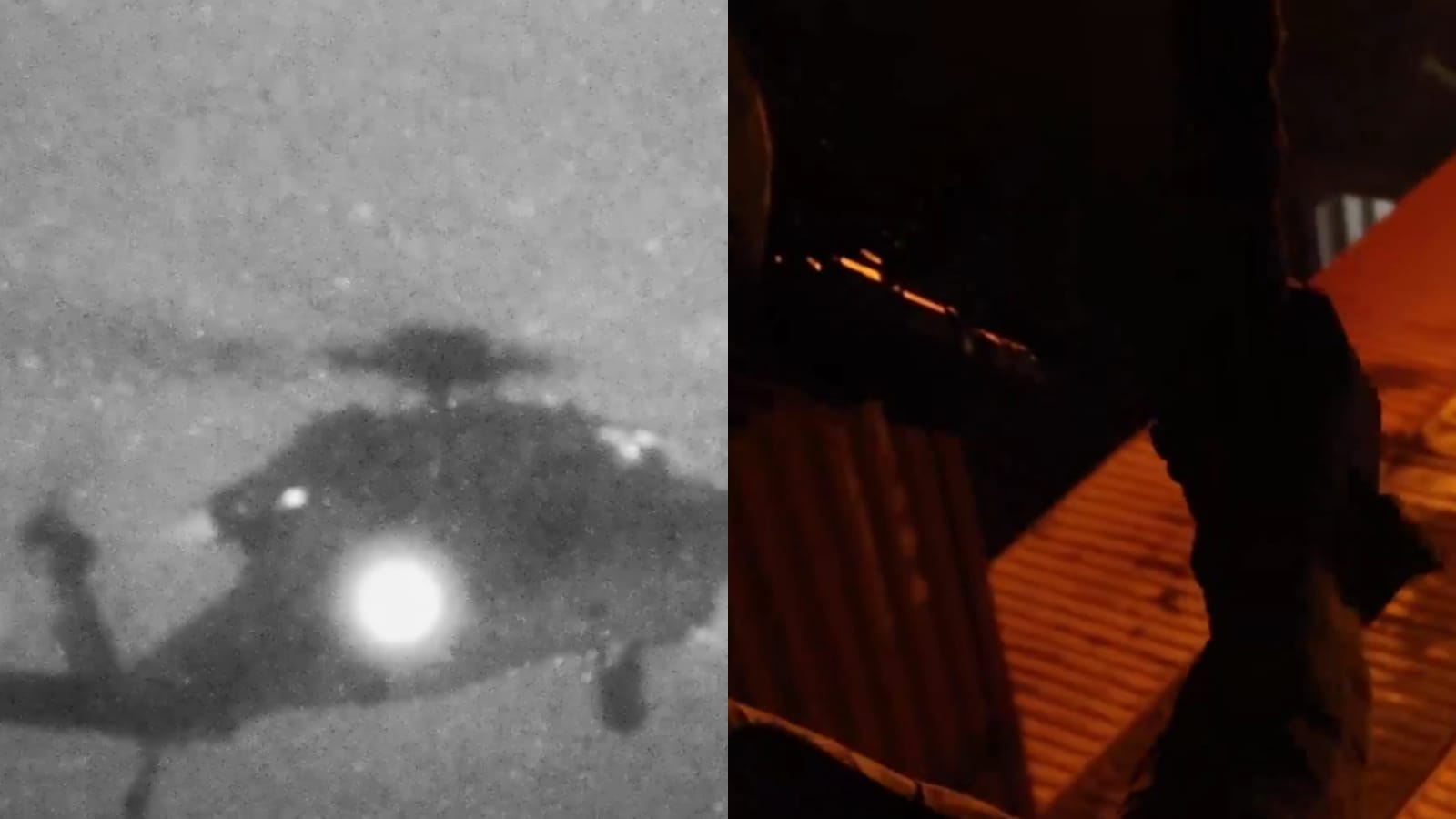 Video Shows Moment US Marines Drop Onto Iranian Ship From Helicopter And Take Control