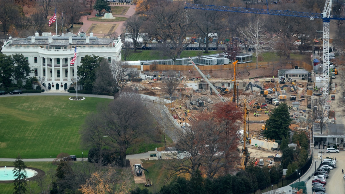 Judge Halts Above-Ground Construction Of White House Ballroom, Trump Says ‘Won't Accept’