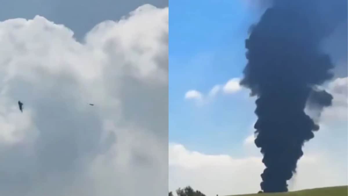 Dramatic Video Shows US F-15 Fighter Jet Chasing Iranian Shahed Drone Over Iraq | Watch