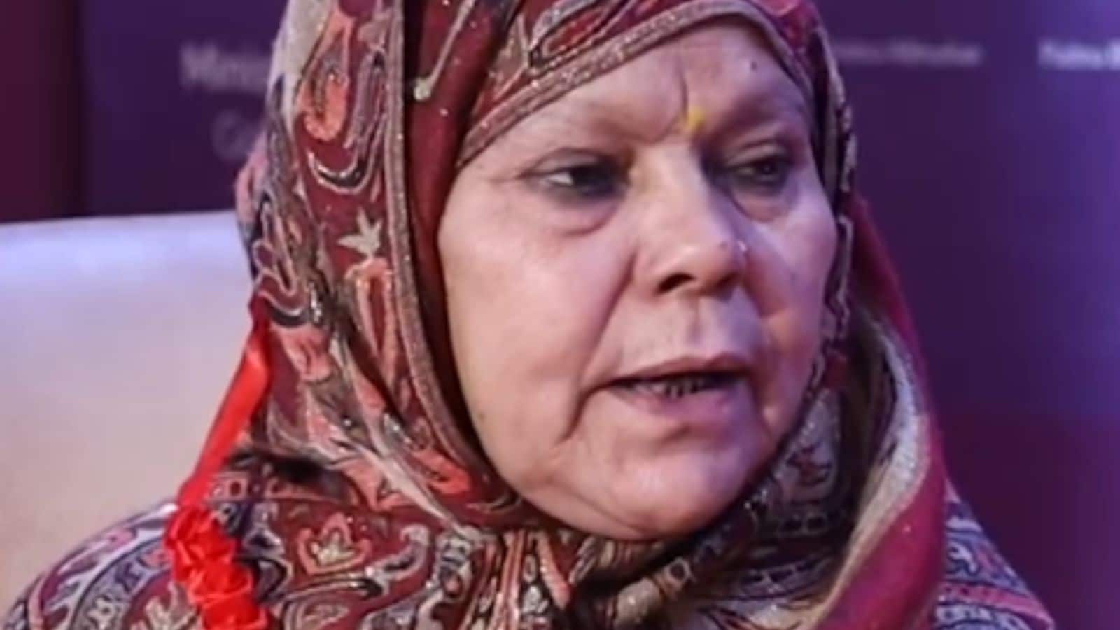 Naseem Bano is a skilled artisan from Lucknow known for her work in traditional Chikankari embroidery, a craft deeply rooted in the cultural heritage of Uttar Pradesh. She was awarded the Padma Shri in 2024 for her contribution to the field of art, particularly in preserving and promoting textile craftsmanship. (Credits: Instagram)